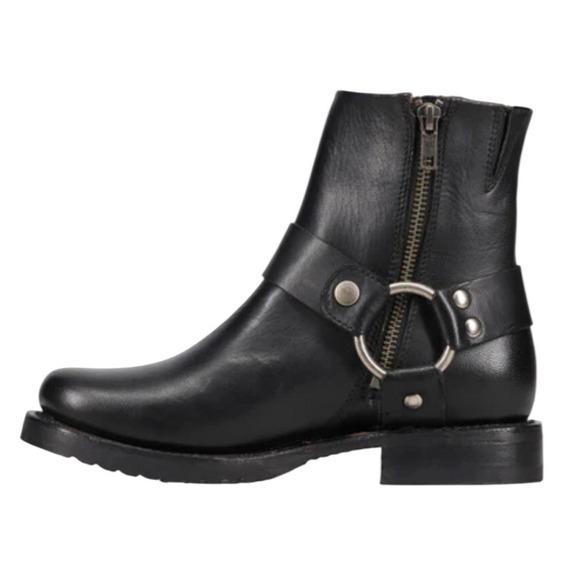 New! Frye Boots Veronica Flex Harness Boot Black Leather Women's 9.5 - Picture 9 of 9